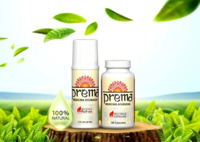 Branding para Prema. Bienestar y Alivio Natural