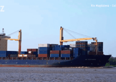 Migración de Carga Terrestre a Fluvial, Río Magdalena